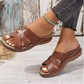🔥Femei respirabil Cozy Flat Sole Faux Sandale din piele💥