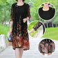 🌸【XL-4XL】Elegant dantelă florale rochie 3/4 maneca Cardigan 2 Piece Set