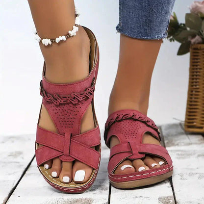 💖Sandale slip-on pentru femei pe platforme💥