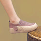 🔥Femeile de respirație respirabilă Soft Sole Slip pe pantofi💝