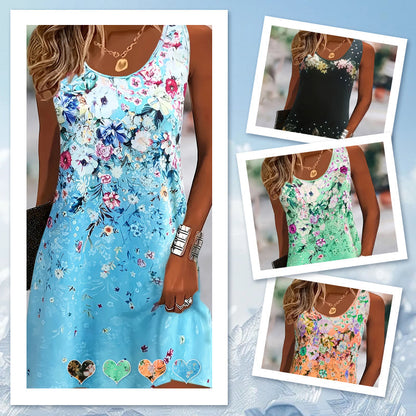 👗 Rochie de vară imprimată