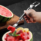 🍉✨ Furculiță 2 în 1 din Oțel Inoxidabil pentru Fructe – Taie și Servește Rapid! 🍴😋