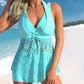 【S-3XL】🩱Costum de baie cu decolteu în V și set din două piese din dantelă