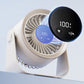 ❄️✨ Ventilator Mini Reîncărcabil cu Montare pe Perete și LED – Răcire 360°, Viteză Reglabilă și Economie de Spațiu! 🔋💡