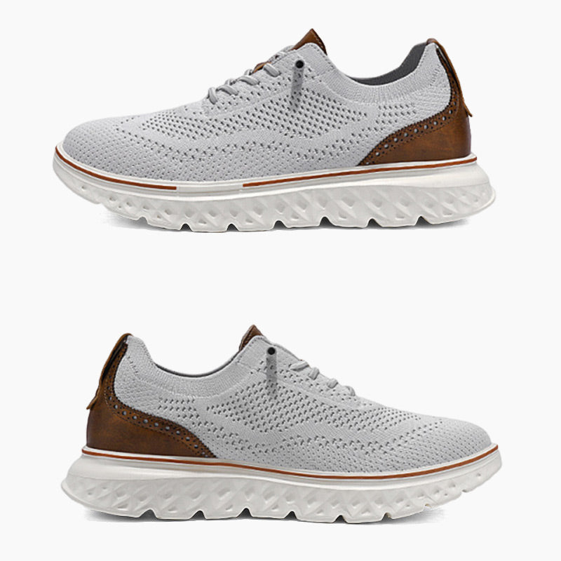 🦶3D Support & Cushioning, Pain-Free Walking✨ Men's Supportive Sneakers – Arch Support & Shock-Absorbing Rubber Sole ✨
