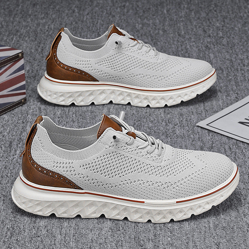 🦶3D Support & Cushioning, Pain-Free Walking✨ Men's Supportive Sneakers – Arch Support & Shock-Absorbing Rubber Sole ✨
