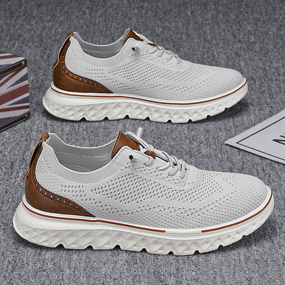 🦶3D Support & Cushioning, Pain-Free Walking✨ Men's Supportive Sneakers – Arch Support & Shock-Absorbing Rubber Sole ✨
