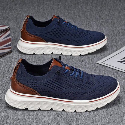 🦶3D Support & Cushioning, Pain-Free Walking✨ Men's Supportive Sneakers – Arch Support & Shock-Absorbing Rubber Sole ✨