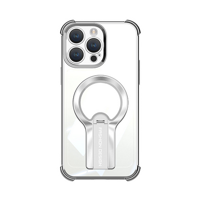 Carcasă magnetică cu suport pentru telefon cu finisaj lucios