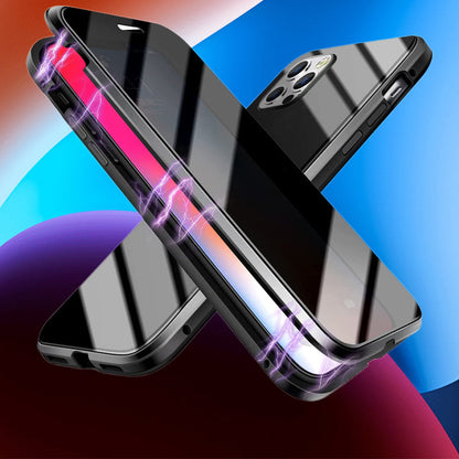 💥 Carcasă de telefon complet protectoare din sticlă temperată cu două fețe