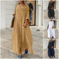 Femeii Casual Shirt rochie lungă cu buzunar