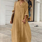 Femeii Casual Shirt rochie lungă cu buzunar