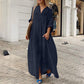Femeii Casual Shirt rochie lungă cu buzunar
