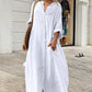 Femeii Casual Shirt rochie lungă cu buzunar