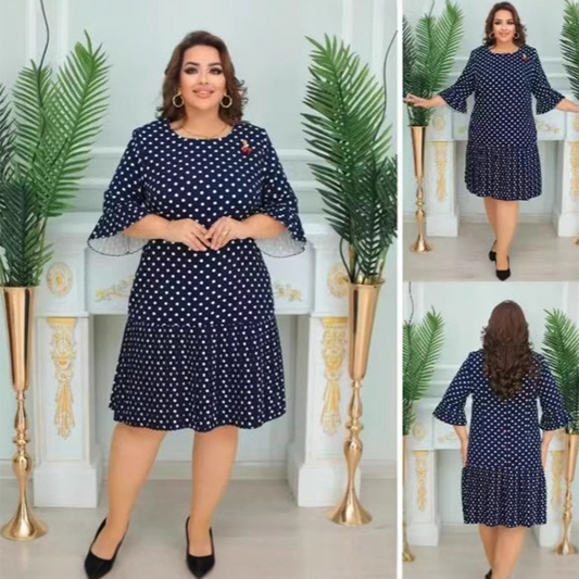 Polka Dot Ruffle Dress