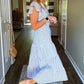 🎀Women’s Striped Tiered Ruffle Midi Dress💃