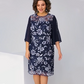Rochie Midi din plasă cu imprimeu floral pentru femei