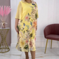 Rochie midi casual cu imprimeu floral pentru femei