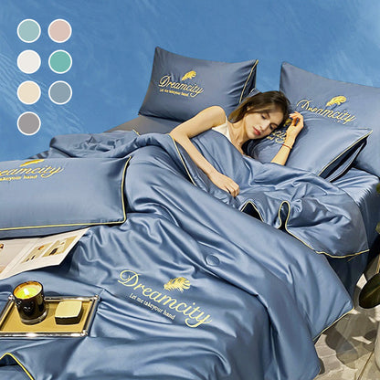 🌙 Somn Răcoros: Set 4 Piese! 🛏️