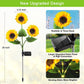 🌻 Lămpi solare în formă de floare de soare – Pornire/oprire automată, 14 ore de lumină și rezistență la apă IP65, perfecte pentru grădină și terasă ✨☀️