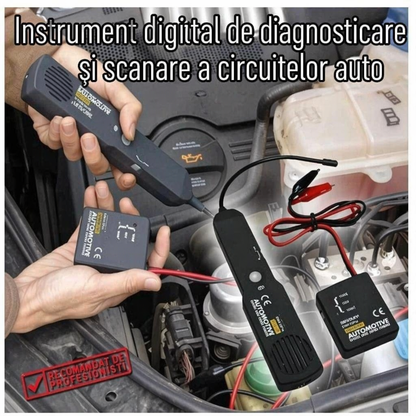 🔧 Tester Auto Digital: Depistează Scurtcircuite & Întreruperi Instantaneu! 🚗⚡
