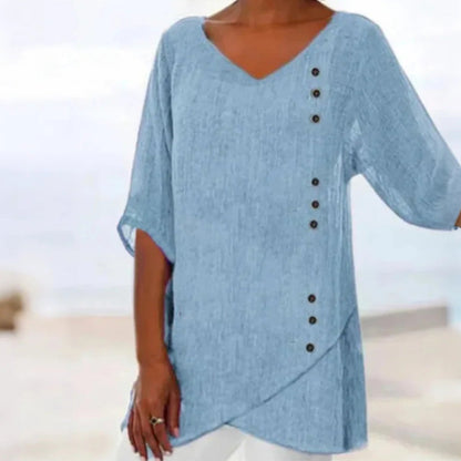 Women’s Loose V-Neck Top