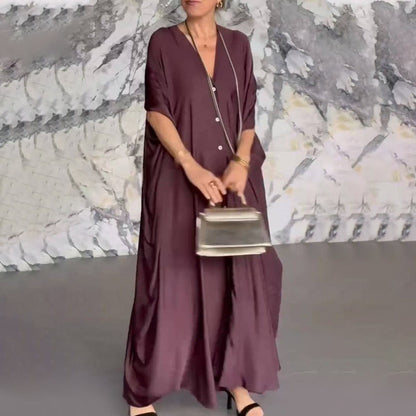 Rochie elegantă cu decolteu în V