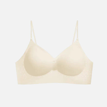 ☁️Seamless & Wireless, Skin-Friendly Comfort👙 Women's Seamless Wireless Bra – Fixed Cups, Invisible & Comfortable ✨