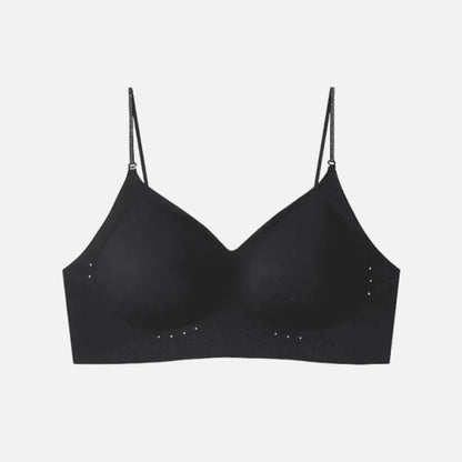 ☁️Seamless & Wireless, Skin-Friendly Comfort👙 Women's Seamless Wireless Bra – Fixed Cups, Invisible & Comfortable ✨