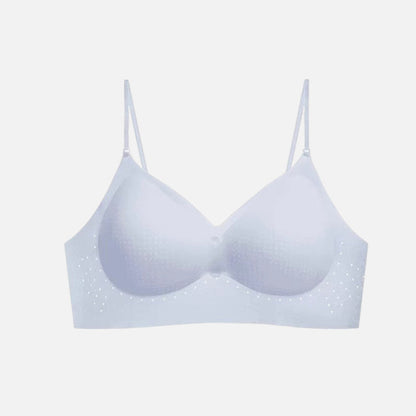 ☁️Seamless & Wireless, Skin-Friendly Comfort👙 Women's Seamless Wireless Bra – Fixed Cups, Invisible & Comfortable ✨