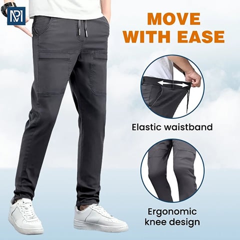 🔥 LAST DAY – 65% OFF 🏆 MultiPants High-Stretch Cargo Pants – 6 Pockets, Water-Repellent & Built to Move