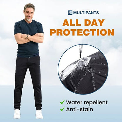 🏃Ultimate Stretch, Freedom to Move👖 MultiPants Stretchy Cargo Pants – Moisture-Wicking & Deep Crotch | Perfect for Active Lifestyle, Commute & Daily, All-Day Comfort ✨