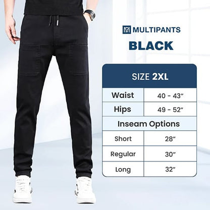 🔥 LAST DAY – 65% OFF 🏆 MultiPants High-Stretch Cargo Pants – 6 Pockets, Water-Repellent & Built to Move