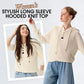Women’s Stylish Long Sleeve Hooded Knit Top