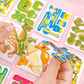 🦖🧩 Set Puzzle 3D Educativ cu Dinozauri – 50 de Piese Colorate pentru Creativitate & Gândire Spațială! 🎨✨