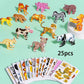🦖🧩 Set Puzzle 3D Educativ cu Dinozauri – 50 de Piese Colorate pentru Creativitate & Gândire Spațială! 🎨✨
