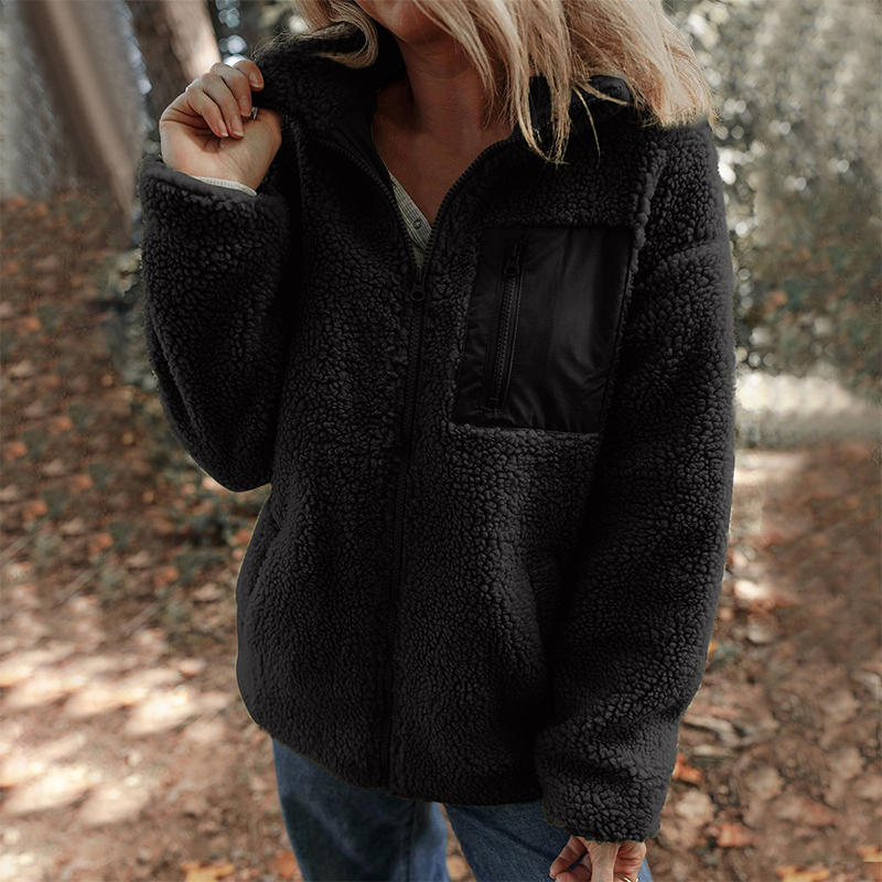 🎉Winter Hot Sale 49% Off🌹Women’s Warm Zip-Up Coat with Chest Pocket