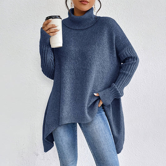 🎨Solid Color Versatile, Multi-Occasion🧶 Women's Solid Color Turtleneck Sweater – Easy to Style, Perfect for Work & Weekend ✨