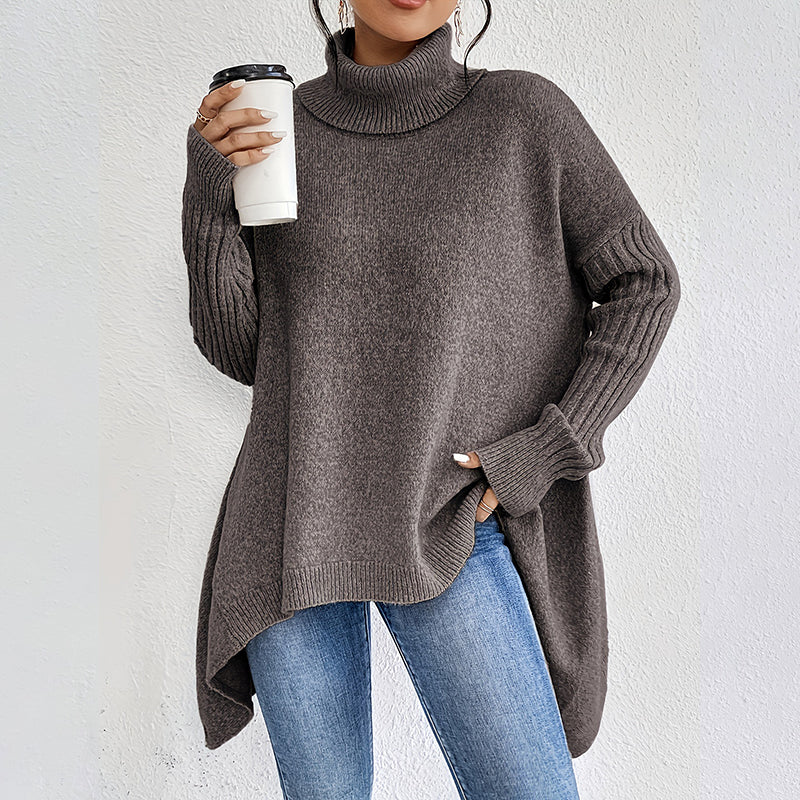🎨Solid Color Versatile, Multi-Occasion🧶 Women's Solid Color Turtleneck Sweater – Easy to Style, Perfect for Work & Weekend ✨