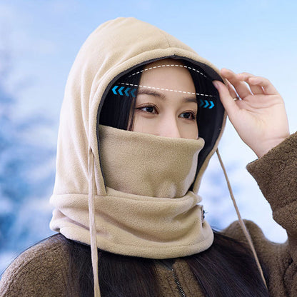 🔄3-in-1 Multi-Functional, Versatile🧢 Hooded Neck Gaiter – Wear as Neck Gaiter, Hood & Mask | Elastic Fit for Various Occasions ✨