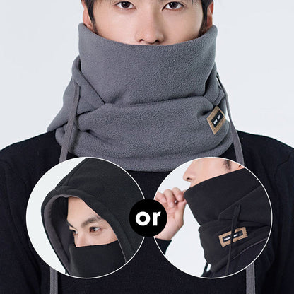 🔄3-in-1 Multi-Functional, Versatile🧢 Hooded Neck Gaiter – Wear as Neck Gaiter, Hood & Mask | Elastic Fit for Various Occasions ✨