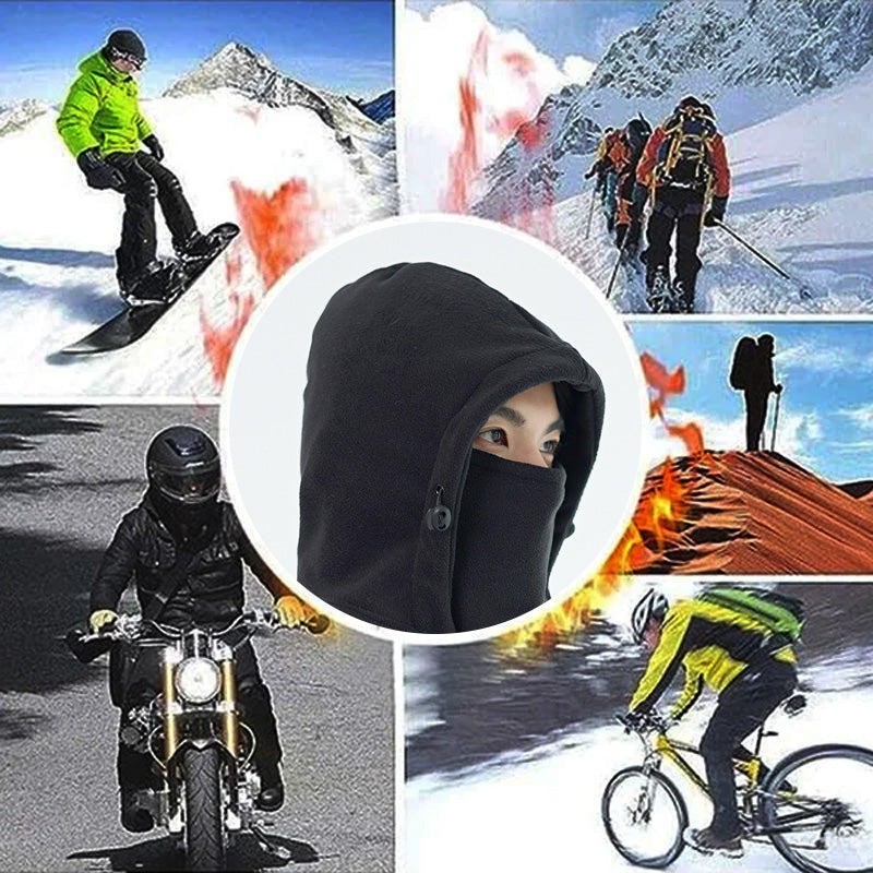 🔄3-in-1 Multi-Functional, Versatile🧢 Hooded Neck Gaiter – Wear as Neck Gaiter, Hood & Mask | Elastic Fit for Various Occasions ✨