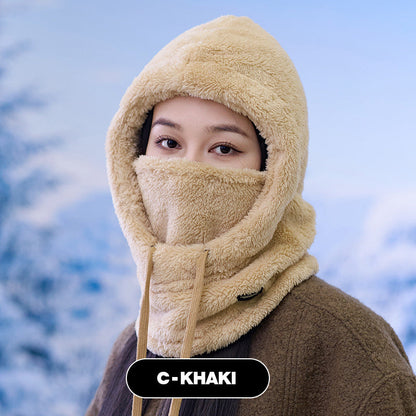 🔄3-in-1 Multi-Functional, Versatile🧢 Hooded Neck Gaiter – Wear as Neck Gaiter, Hood & Mask | Elastic Fit for Various Occasions ✨