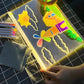🎨✨ Tablă de Desen Luminoasă Reutilizabilă – Distracție, Creativitate și Magie pentru Cei Mici! 🖍️💡