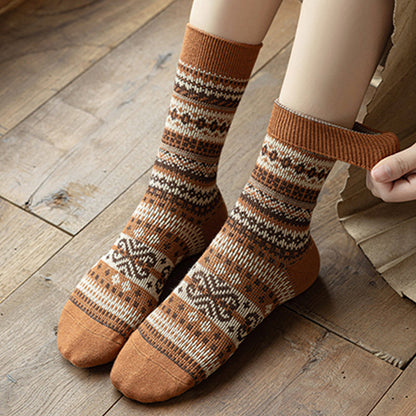 ✨7 pairs🧦Fall & Winter Warmth, Retro Long Socks