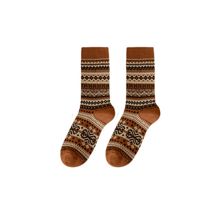 ✨7 pairs🧦Fall & Winter Warmth, Retro Long Socks