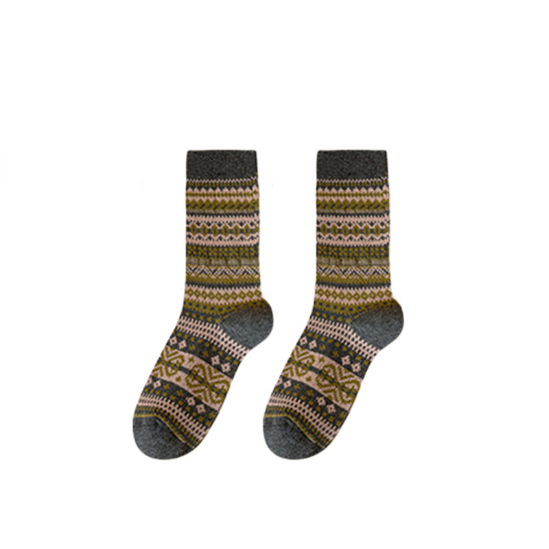 ✨7 pairs🧦Fall & Winter Warmth, Retro Long Socks