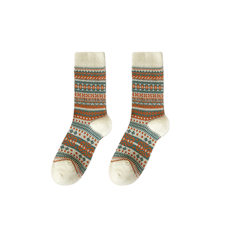 ✨7 pairs🧦Fall & Winter Warmth, Retro Long Socks