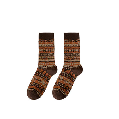 ✨7 pairs🧦Fall & Winter Warmth, Retro Long Socks