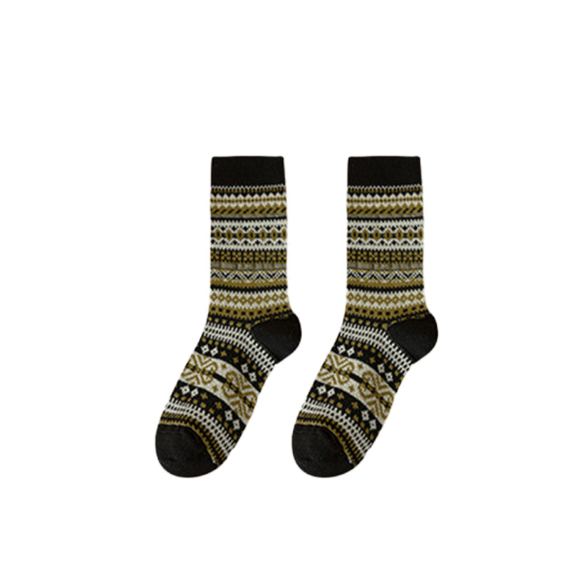 ✨7 pairs🧦Fall & Winter Warmth, Retro Long Socks